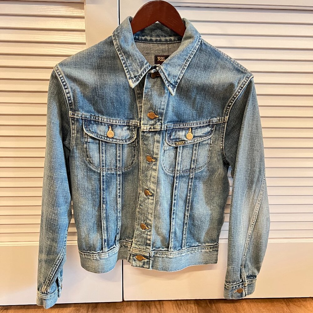 Ralph Lauren RRL Leeland Indigo Denim Jacket, NWT, Size Small